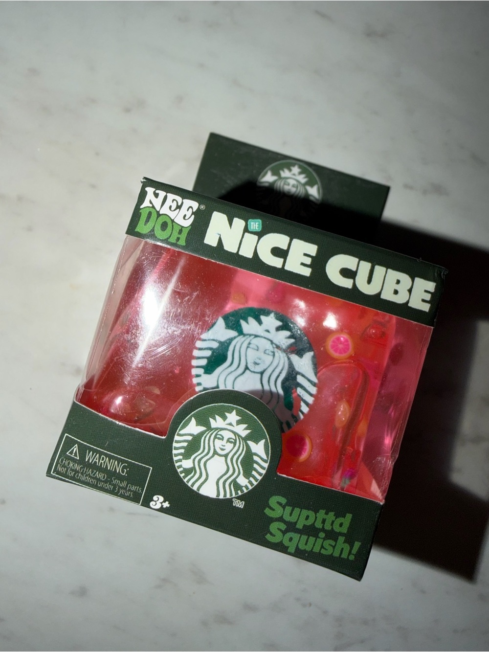 Starbucks Nice Cube Squish - Pink